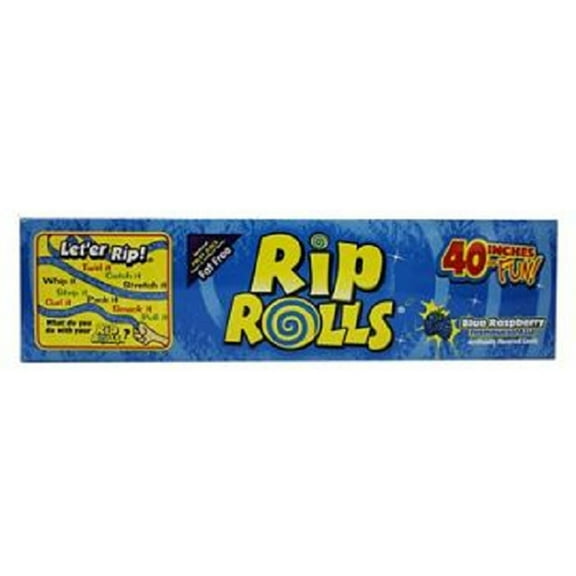 Rip Rolls Blue Raspberry 24Ct