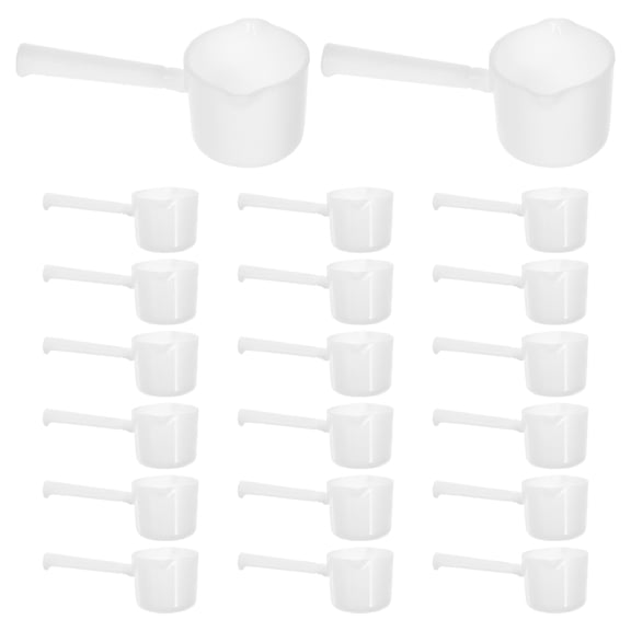 MERRYHAPY Coffee Measuring Spoon PP Portable for Kitchen Use White 20Pcs