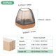 thumbnail image 3 of Uxcell 24-Pack Protectores de Piso para Patas de Silla, Copas de Silicona de 0.51-0.67 Pulgadas, Almohadillas de Muebles de Fieltro, Fundas para Patas de Silla [Negro Transparente], 3 of 7