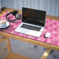 thumbnail image 3 of Long Mouse Pads for Desk,Pink Breast Cancer Desk Mats on Top Of Desks, Desk Mouse Pad Extra Large with 3mm Non-Slip Base and Stitched Edge for Gaming,Office,Work,Home 35.4x15.7in, 3 of 5