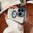 thumbnail image 3 of for iPhone 11 Pro Max Case with Camera Lens Protector, Logo View for Women Men, Soft Slim Phone Cases for iPhone 11 Pro Max Clear Ultrathin Back Cover (11ProMax,Blue), 3 of 18