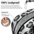thumbnail image 5 of Womens White and Gray Of Leopard Print Lunch Box for Work,Insulated Lunch Bag for Women,Loncheras Para Mujer,Leakproof Adult Lunch Bag for Work,Beach,Travel,Picnic,Camping, 5 of 7