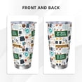 thumbnail image 3 of Salouo Back To School A Print 20oz Tumbler with Lid,Stainless Steel Vacuum Insulated Tumbler Durable Insulated Coffee Mug Thermal Cup with Splash Proof Sliding Lid-Without Straw, 3 of 8