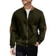thumbnail image 1 of pstuiky camisas de manga larga para hombre, Camisa de hombre de color liso con cuello alto y manga larga con cremallera informal Tops de talla grande para hombre xxl, 1 of 4