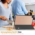 thumbnail image 6 of Allytech Slim Case for Samsung Galaxy Tab A9+ Plus 11" SM-X210 X215 X216, With Pen Holder Multi Angle Viewing Stand Slim Fit Protective Shockproof Flip Cover, Rosegold, 6 of 9