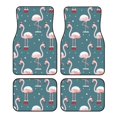 thumbnail image 1 of Fotbe Flamingo Juego de 4 Tapetes para Auto con Estampado – Alfombrillas de Goma Reforzada, Diseño Antideslizante, Protección para Todo el Año – Vehículos, Autos, Camionetas y SUVs, 1 of 7