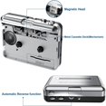 thumbnail image 2 of HLONK Lecteur de Cassettes Baladeur Cassettes Rétro Ruban vers MP3 Convertisseur CD Portable USB Capture de Boîtier Stéréo Audio Lecteur de Musique Compatible avec Ordinateur Portable/PC Ordinateur Convertir Cassette en Numérique, 2 of 6