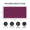 thumbnail image 4 of JML 2-Pieces Microfiber Large Bath Towel Set For Bathroom, Quick Dry Ultra Absorbent 40"x80", 4 of 7