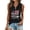 Black, variant on Trendfront Womens Patriotic Quarter Zip Tops Sleeveless Collared We The People Graphic American Flag 4th Of July 250th Anniversary Golf Shirt