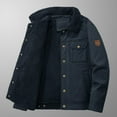 thumbnail image 4 of Men's Winter Warm Padded And Thickened With Pockets Casual Style Lapel Coat Jacket, 4 of 4