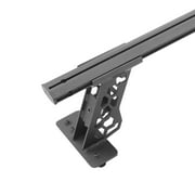 Go Rhino 5935015T XRS Cross Bars - Bed Rail Kit for Full/Mid Sized Trucks W/Tonneau Cover T-Tracks For 06-24 Ram, Ford, Nissan, Toyota, Jeep, GMC, Chevrolet Fits select: 2015-2023 FORD F150