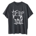 thumbnail image 5 of CHUMUD Oversize T Shirts for Women Short Sleeve Crew Neck Print Tees Summer Casual Loose Fit, 5 of 6