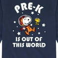 thumbnail image 3 of Peanuts - Pre K is Out of This World - Toddler And Youth Long Sleeve Graphic T-Shirt, 3 of 6