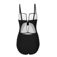 thumbnail image 3 of Afdoent Women's One Piece Swimsuits Womens Tummy Control Retro Pleated Gathered Retro Padded Swimsuit 2026 Summer Swimwear, 3 of 6