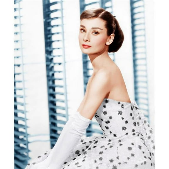 Funny Face Audrey Hepburn In A Givenchy Evening Gown 1957 Photo Print, 16 x 20 - Large