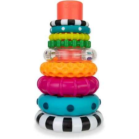 Stacks of Circles Stacking Ring STEM Learning Toy, 9 Piece Set, Age 6 ...