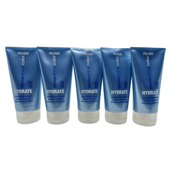 Rusk Deep Shine Color Hydarte Replenishing Mask 5.3 OZ Set of 5