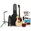 Rogue RA-090 Concert Cutaway Acoustic-Electric Guitar Bundle Natural