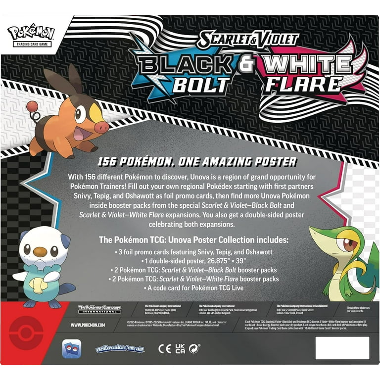 Pokemon TCG Scarlet & Violet 10.5 Unova Poster Collection Box - 4