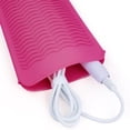 thumbnail image 6 of 2Pcs Professional Grade Silicone Heat Mat, Curling Iron & Flat Iron Holder for Hot Styling Tools, Protects Countertops from Burns(Black*2), 6 of 6