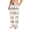 thumbnail image 2 of FORMRS Mens Pajama Pants with Pockets Sleepwear Lounge Bottoms Sizes S-2XL, Red Christmas House, 2 of 7