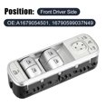 thumbnail image 2 of Unique Bargains 1Pcs Driver Side Power Window Switch Master A1679054501 16790599037N49 for Mercedes-Benz G550 19-21, 2 of 7
