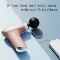 thumbnail image 4 of Fascia Muscle Massage Machine Adjustable Type-C Rechargeable Body Fitness Shaping Deep Relaxation Device Slimming Relax Massager Rose Gold, 4 of 6
