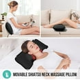 Snailax Full Body Massage Mat with Heat & Movable Neck Back Massager