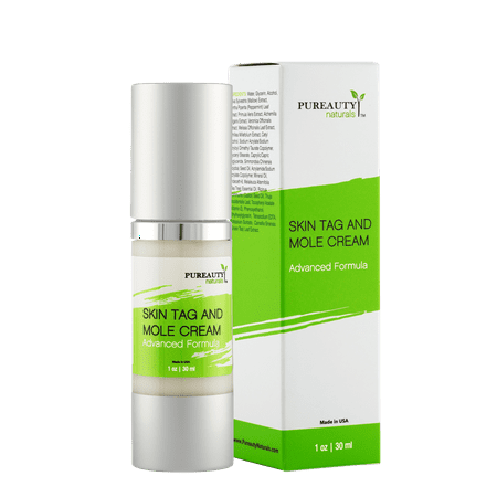 Skin Tag And Mole Cream By Pureauty Naturals: Advanced Formula With Natural Ingredients, Nourishing Moisturizer For A Healthy Complexion, Specialized Formula For Skin Tag, Warts and