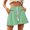 Green, variant on Tejiojio Casual Women's Shorts Clearance Lady's Fashion Sexy Summer Pants Drawstring Solid Color Comfortable Cotton Linen Shorts