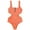 Orange - rippedbirdofpar, variant on Tavik Womens Victoria One Piece Tank Swimsuit, White, Medium