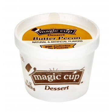 Magic Cup Dessert Butter Pecan Cup, 4 Fluid Ounce - 48 per (The Best Butter Pecan Ice Cream)