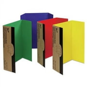 Pacon P37564 48 in. x 36 in. Spotlight Corrugated Presentation Display Boards - Blue/Green/Red/Yellow (4/Carton)