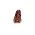 thumbnail image 6 of 25725-221 Stacy Adams Alario Wingtip Oxford Croco Leather Shoes Cognac, 6 of 7