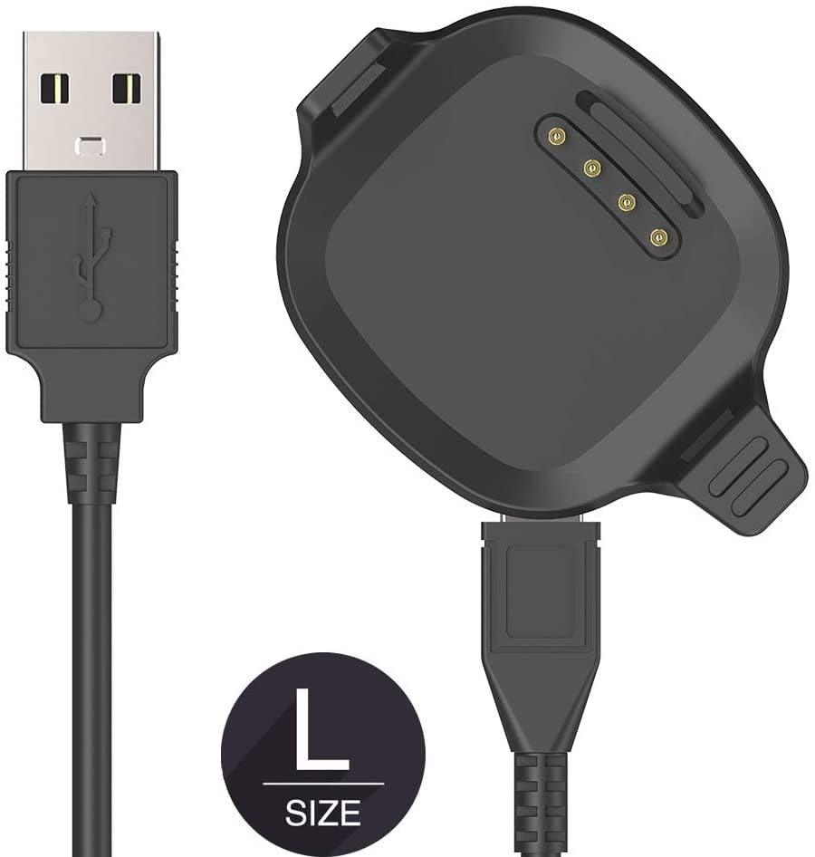 [Large Size 2.5CM Screen] TUSITA Charger for Garmin Forerunner 10 15