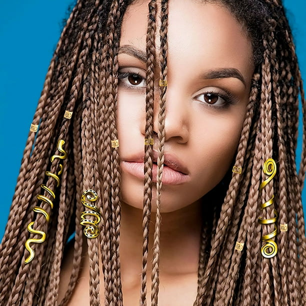 28pcs Dreadlock Jewelry Bead Hair Jewelry Snake Hair Coils for Dreadlock Hair Walmart