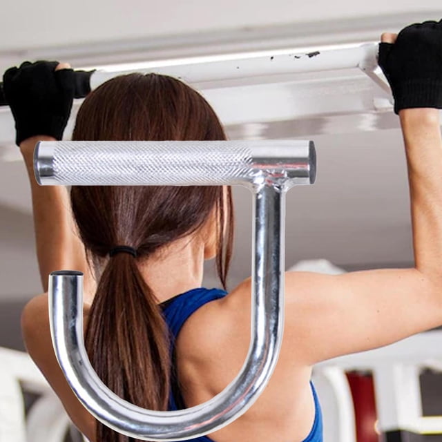 Manijas de ejercicio antideslizantes con mango múltiple para tirar hacia abajo, equipo de acero para filas sentadas, manijas para gimnasio, accesorio Macarena Mango de banda de resistencia
