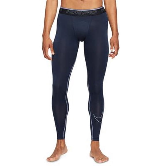 Nike Men's Pro Long Training Tights Blue Size Small