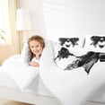thumbnail image 4 of Feelyou Black Bowknot Teens Twin Comforter Sets, Gothic Romantic Bow Bedding Set, 2-Piece, 4 of 8