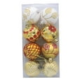 thumbnail image 1 of AMERTEER 8Pcs Christmas Tree Color Ball Color Drawing Shatterproof Boxed Glitter Multi-styles Scene Layout Lanyard Xmas Party Decor Hanging Ball Pendant for Festival, 1 of 10