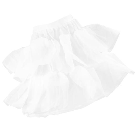 ELAYARD Underskirt for Dress Petticoat Underwire White 1Pack
