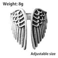thumbnail image 3 of European And American Fashion Jewelry Angel Wing Alloy Trend Ring,Yooshoverk Home Decor, 3 of 6