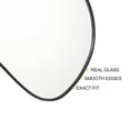 thumbnail image 4 of Unique Bargains Left Driver Side Rearview Mirror Glass Replacement Non-heated White Glass Fit for Hyundai I10 2011-2013, 4 of 6