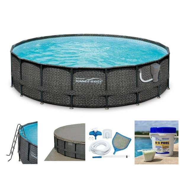 summer waves 16 ft elite frame pool