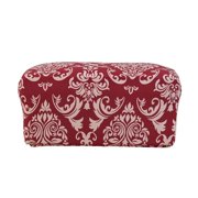 Stretch Footrest Covers Non Footstool Removable Modern Style Printed E