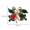 thumbnail image 4 of 1 pieza Broche de alfileres Collar multicolor Insignia Solapa Joyería Navidad para vestidos Accesorios Bolsas Festival Decoración para hogar , Los 4x4,7CM Los 4x47CM BLESIY Alfileres de broche, 4 of 4