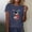 A114 Navy, variant on Xdegoge 4th of July Butterfly Floral Graphic T Shirt for Women Short Sleeve Crewneck Casual Classic Red White and Blue Patriotic Celebration Summer Vacation Tops Tees