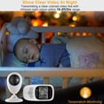 thumbnail image 7 of iMounTEK Video Baby Monitor with Digital Camera, 656FT Wireless Baby Monitor Camera 2.4GHz Night Vision Two-way Talk Zoom, 7 of 7