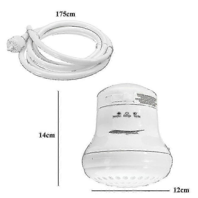 110/220v Instant Electric Water Heater Instant Hot Shower Head 5400w 3 Temperature Control