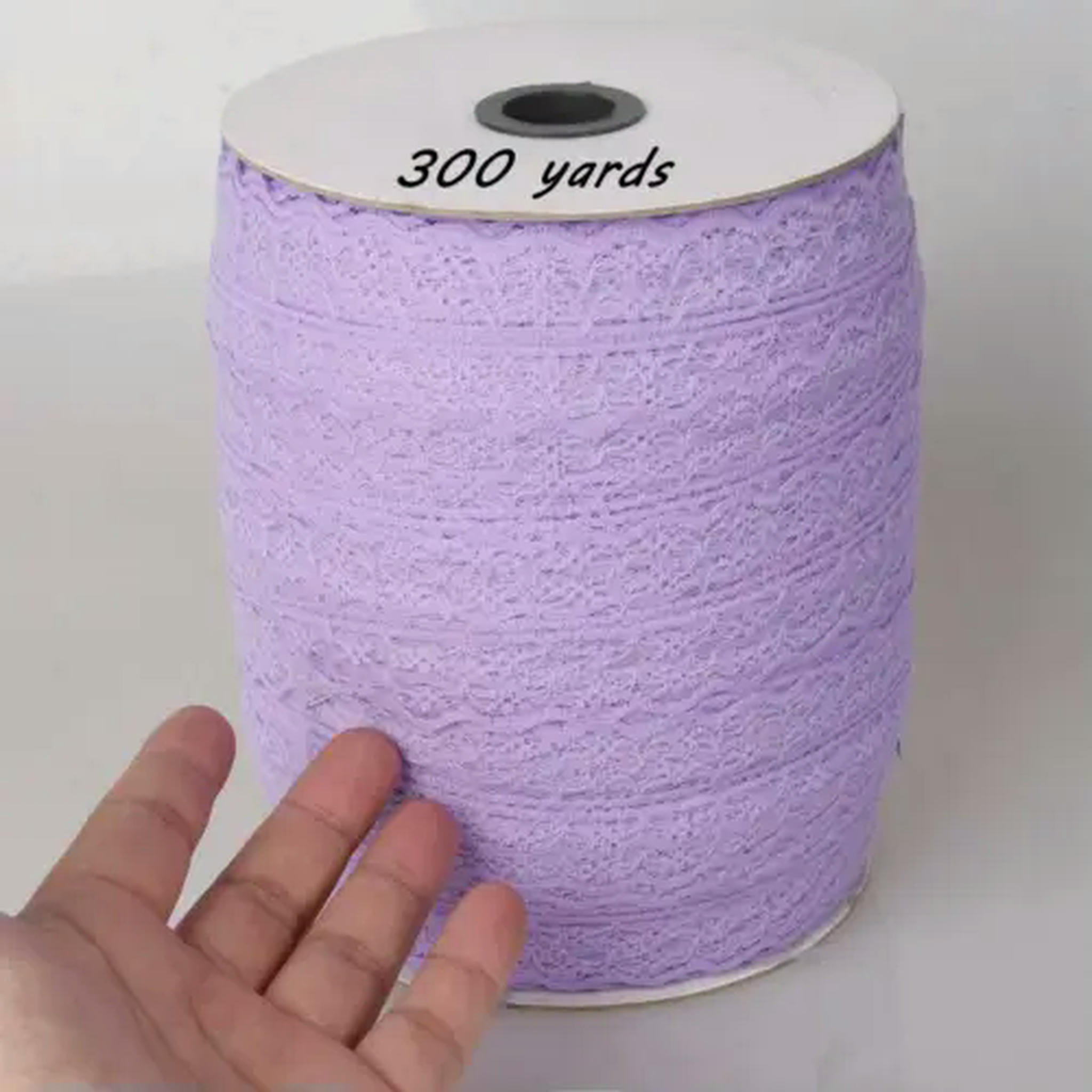 U8MO 300 Yards 45mm Sewing Embroidered Fabric Bilateral Lace Ribbon Trim lot DIY-Brown-300 yard